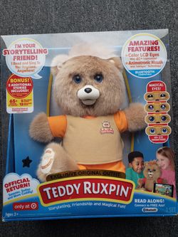Teddy Ruxpin Exclusive Original Outfit New In The Box Electronic Children's Animated Toy Thumbnail