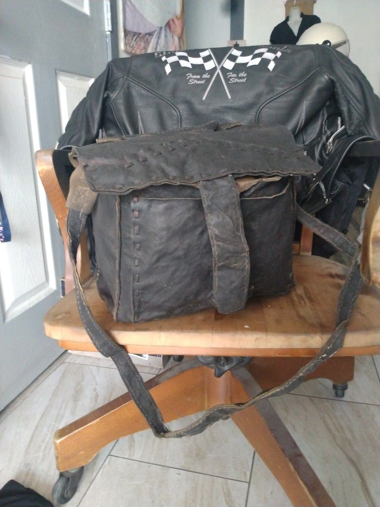 Buffalo Leather Messenger Bag