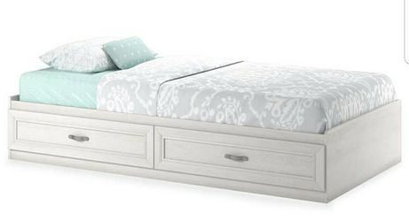 Ameriwood Magnolia Oak White Twin Mates, Ameriwood Twin Mates Bed Assembly Instructions