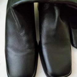 Ladies Naturalizer Black Leather Boots Thumbnail