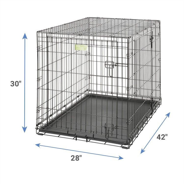 MidWest iCrate Fold & Carry Double Door Collapsible Wire Dog Crate