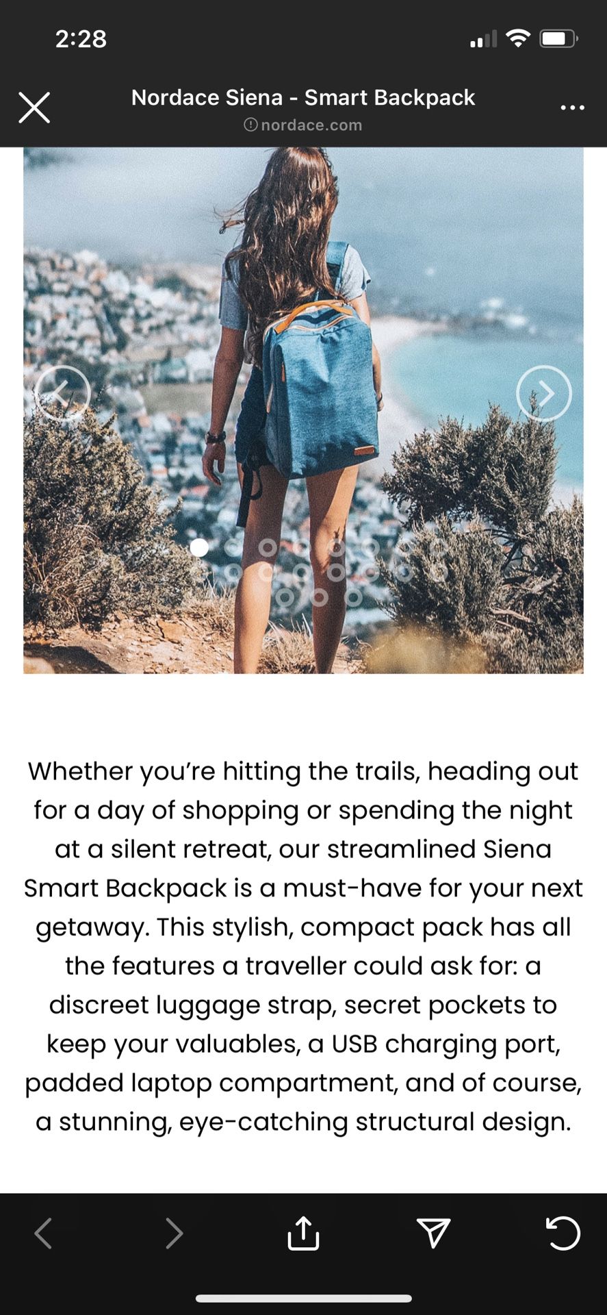 Smart Travel Backpack