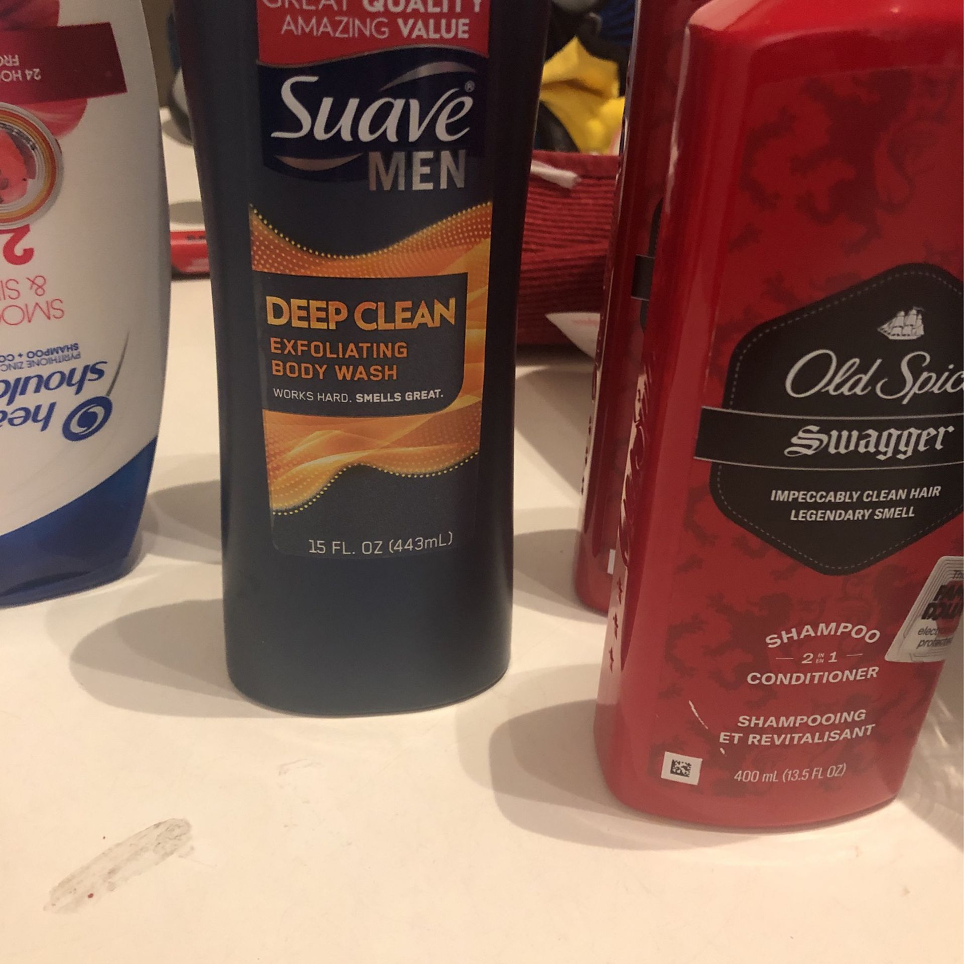 Variety of body wash and shampoo two In one