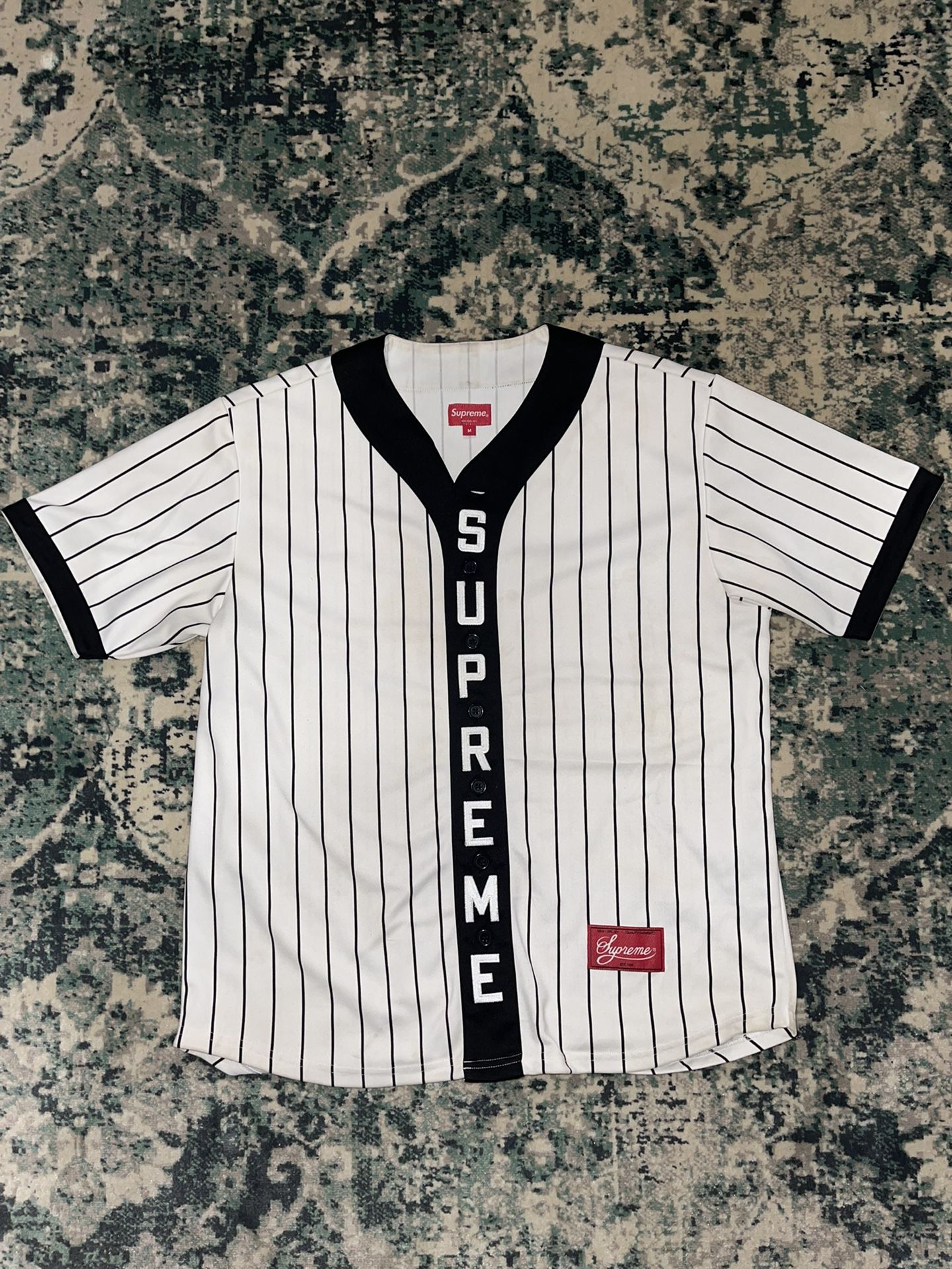 Supreme Vertical Logo Baseball Jersey - シャツ