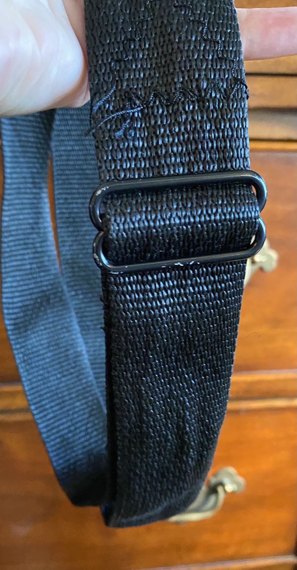 Unique Adjustable Seatbelt Belt - Black And Silver 