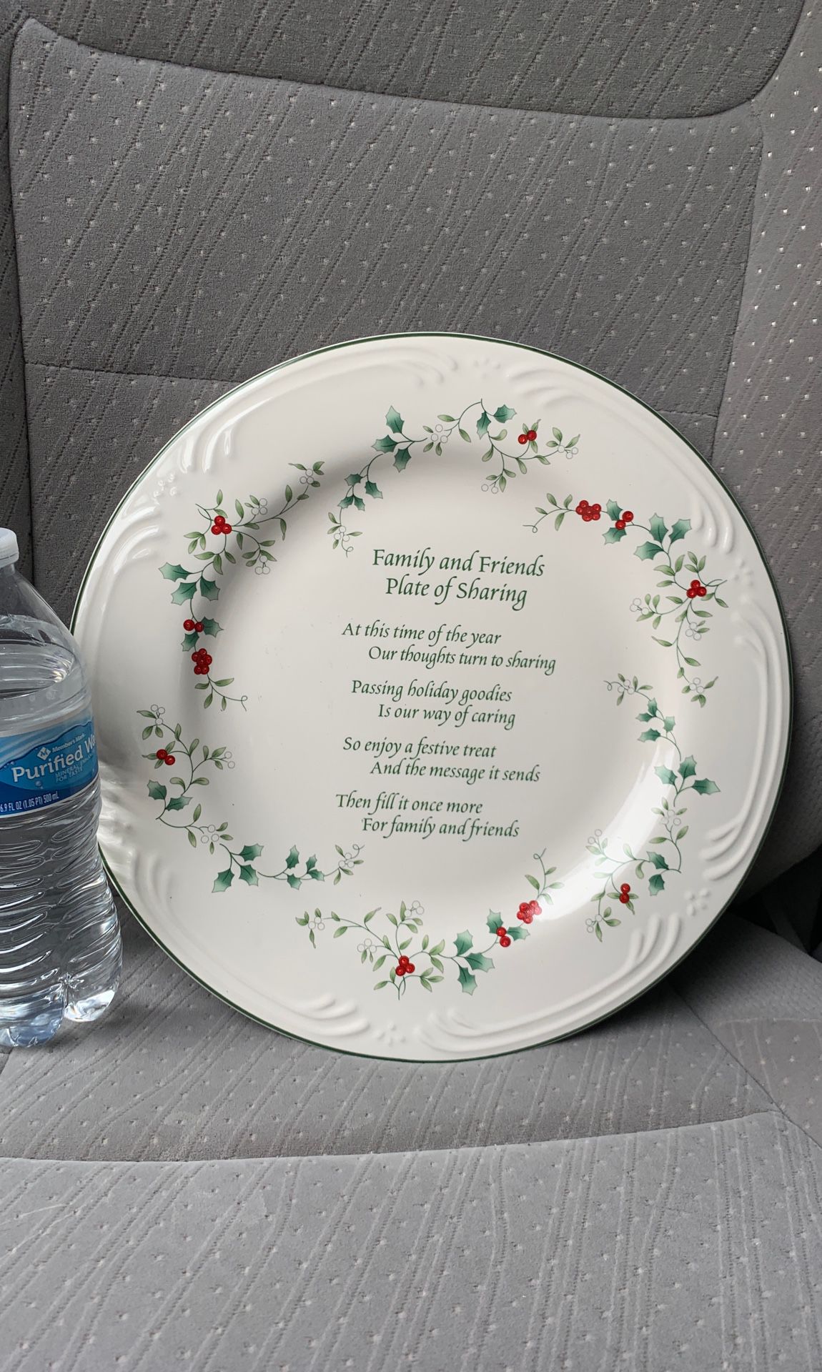 Christmas Pfaltzgraff sharing plate