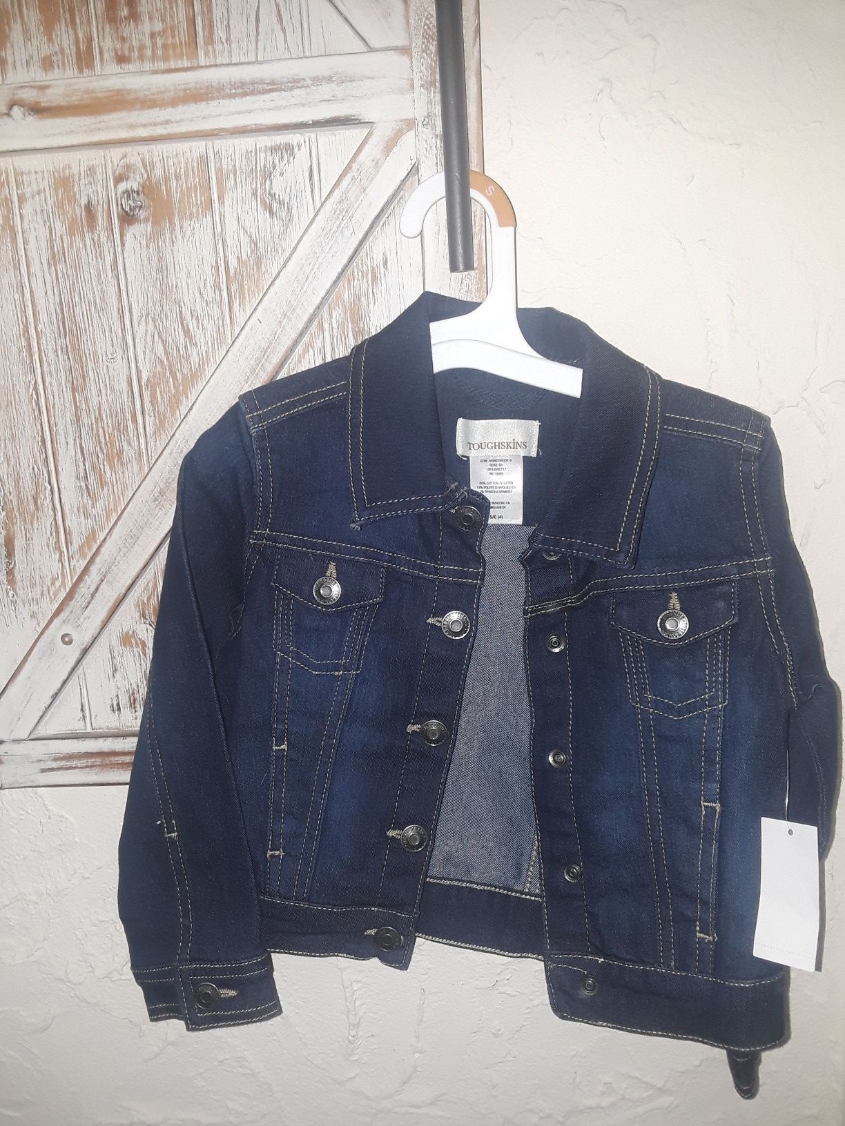 New with tag fall denim jean jacket 4T org$28