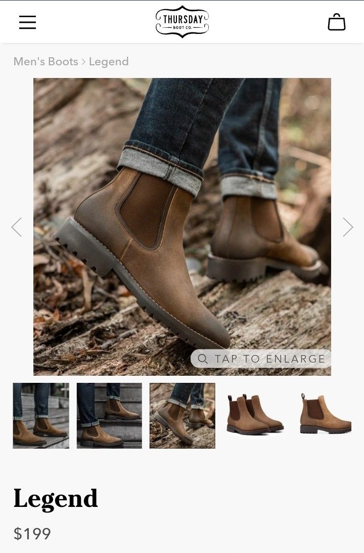 Men's Boots ~Thursday Boot Co.™ ~ NEW IN BOX!!!