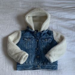 Brand New W/ Tags Toddler Gap Warm Jean Jacket Size 4-5 Thumbnail