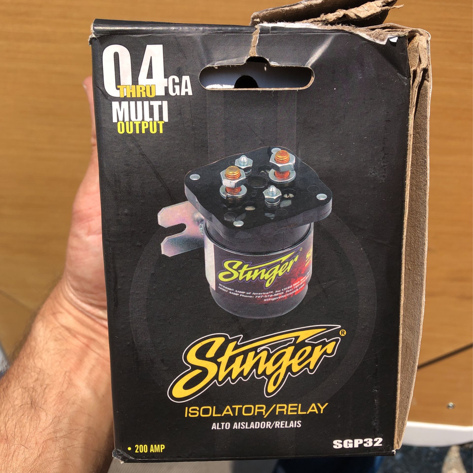 Stinger Isolator/Relay 200 AMP