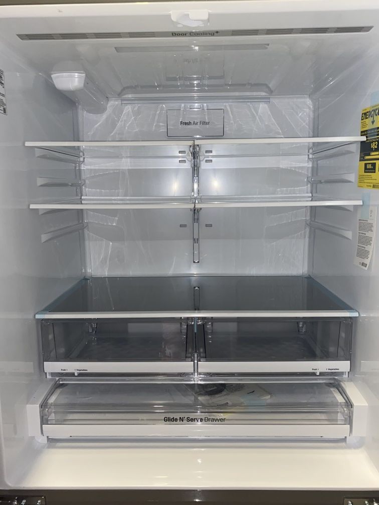 26.2 cu.ft. French Door Smart Refrigerator with Wifi Enabled in Stainless Steel