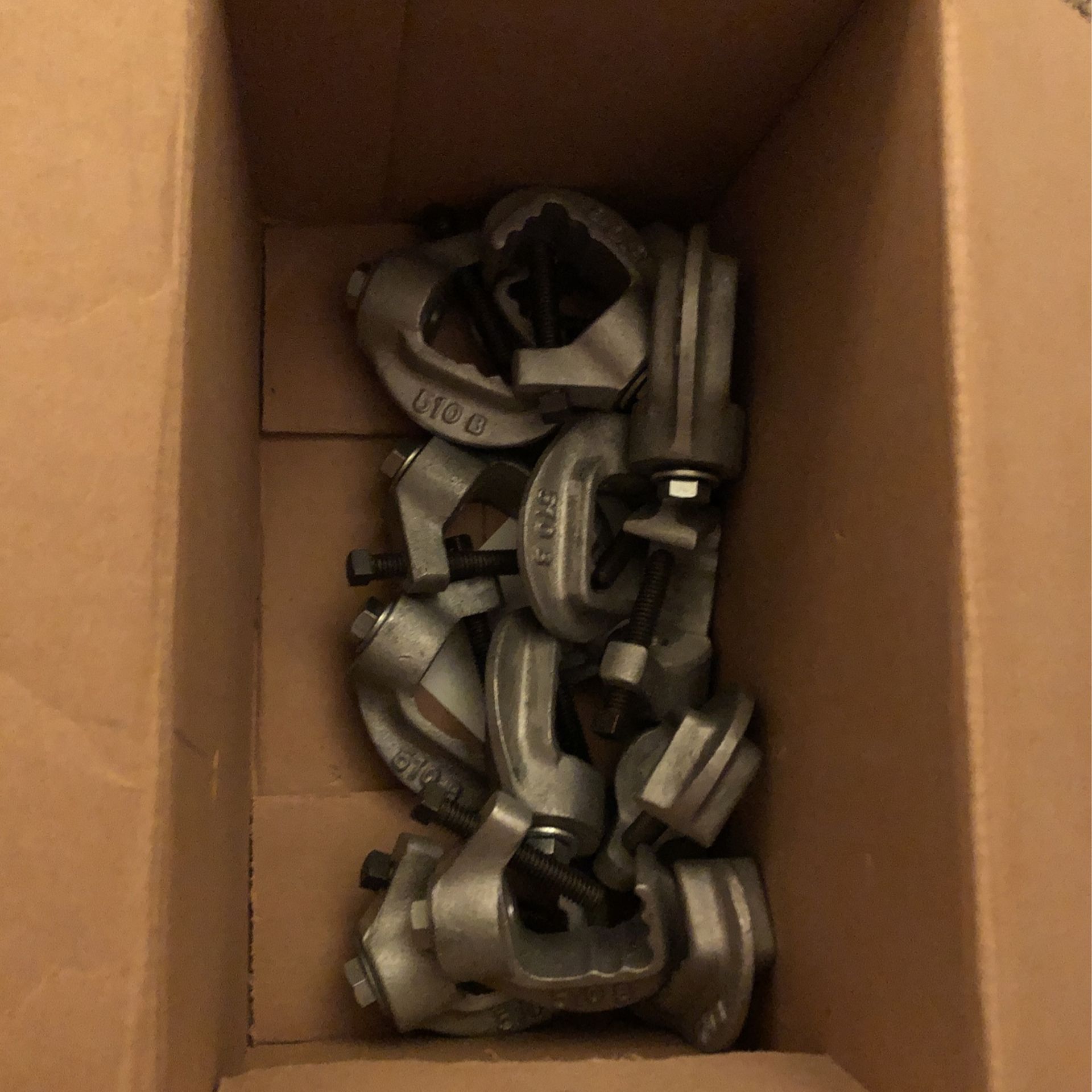 Box Of Assorted lighting supplies
