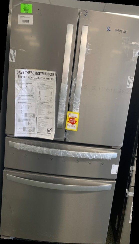 Whirlpool Refrigerator 4 drawer French door Brand new with Warranty