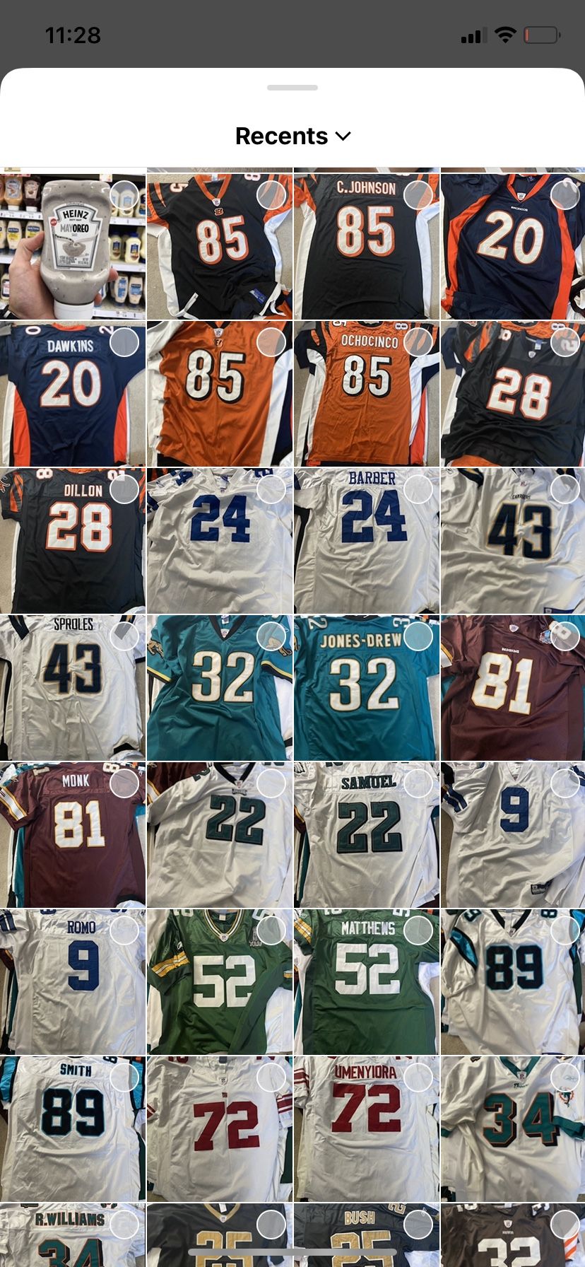 NFL Authentic Reebok Jerseys