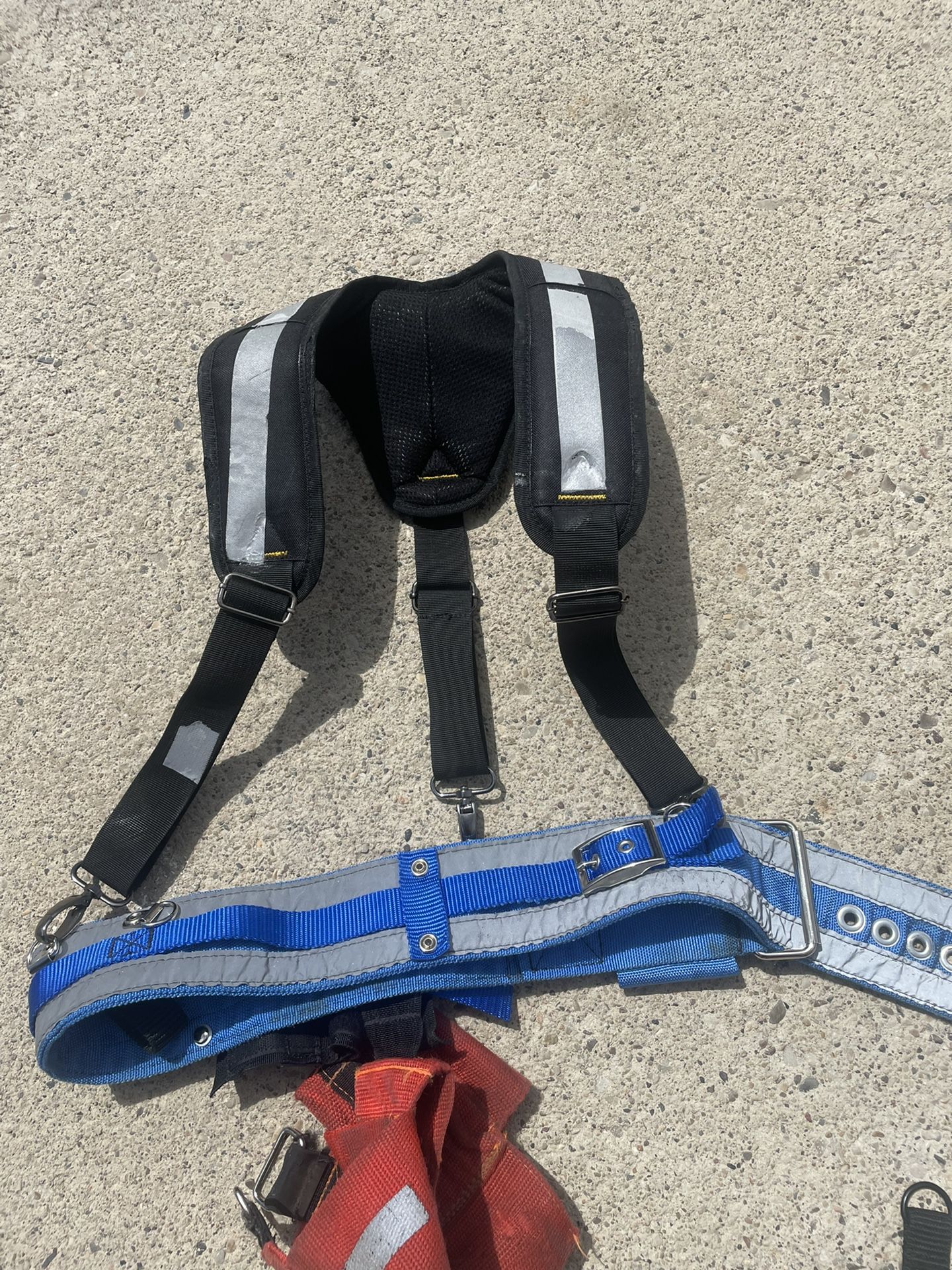 Suspenders With Miners Belt Xl