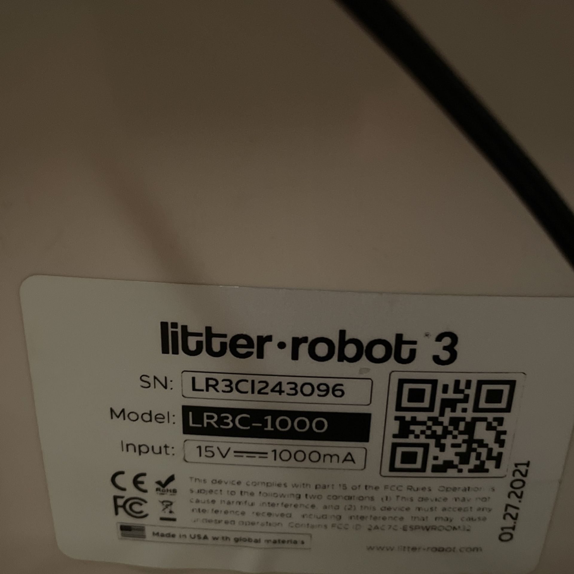 Litter Robot 3 LR3C-1000