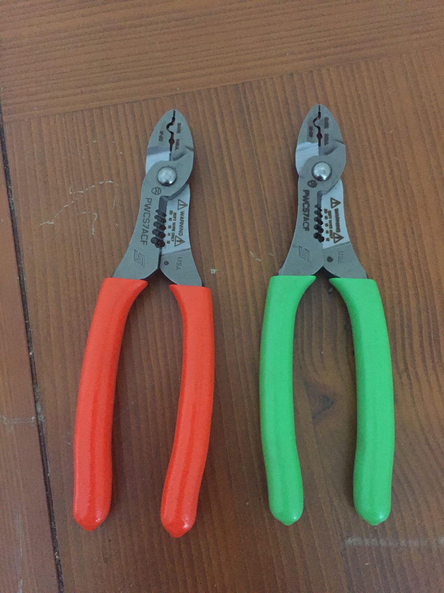 for sale online Snap-on PWCS7ACF Red Wire Cutter Stripper and Crimper Pliers 