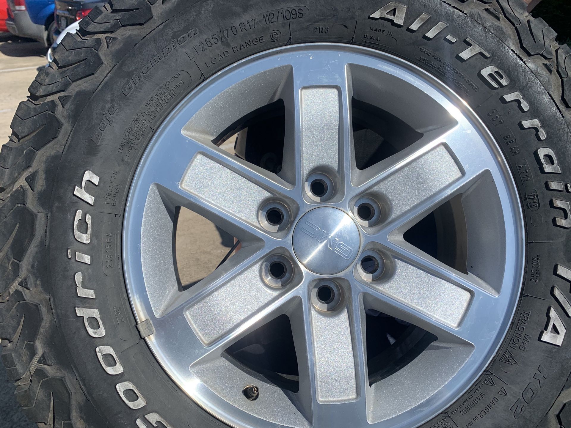 GMC rims 17 inch