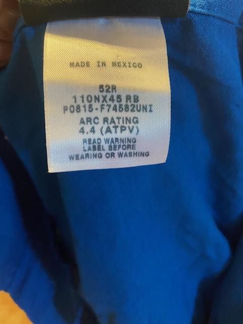 WorkerRite Fire Resistant Suit