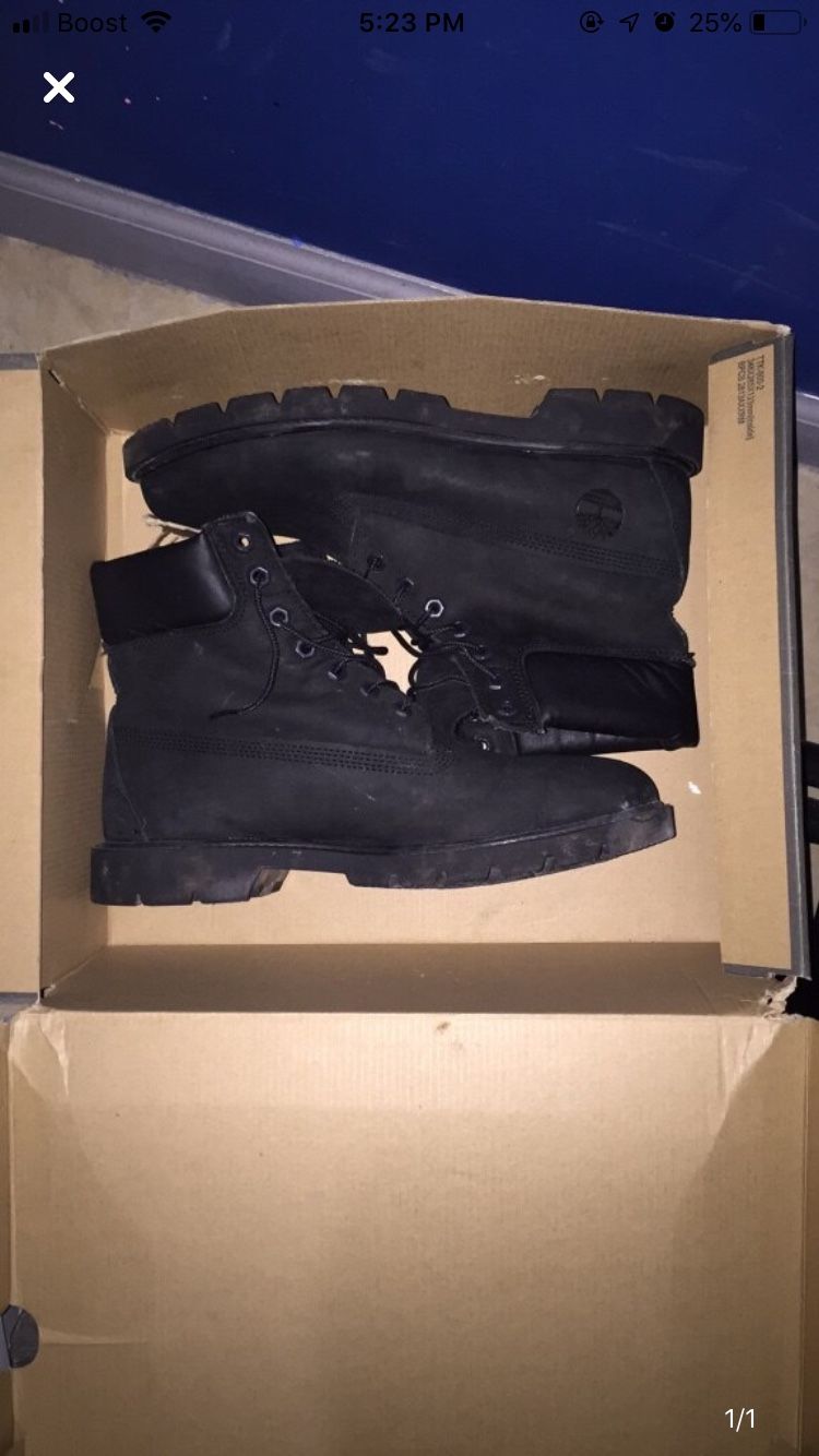 black timberland boots
