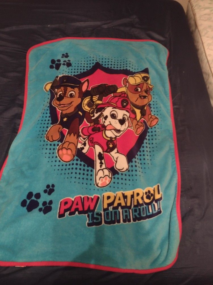 Small Sz PAW Patrol Blanket