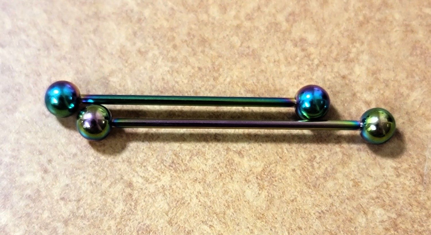 14 Gauge industrial ear Jewelry
