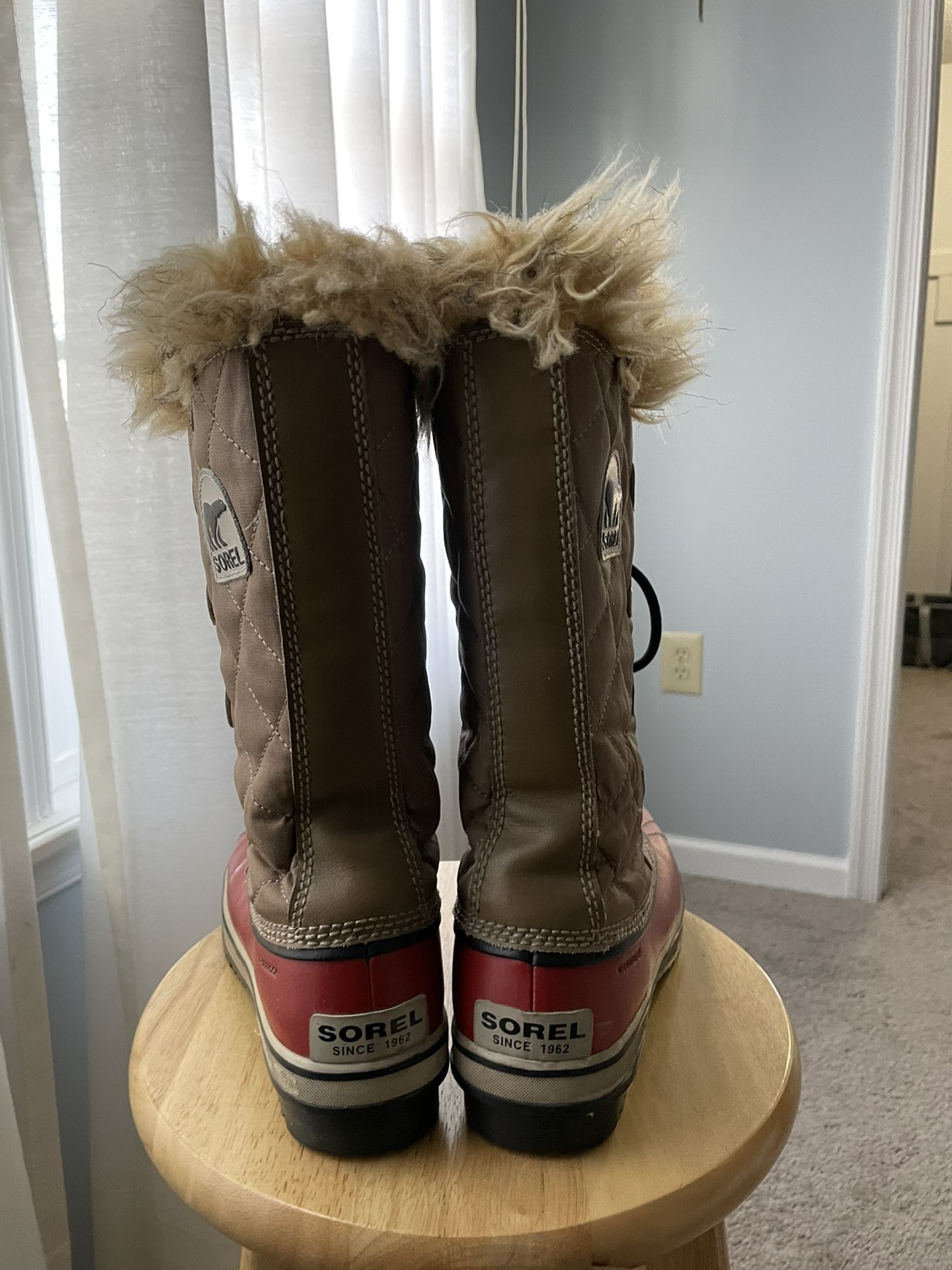 Sorrel Tall Winter Boots Faux Fur Liner