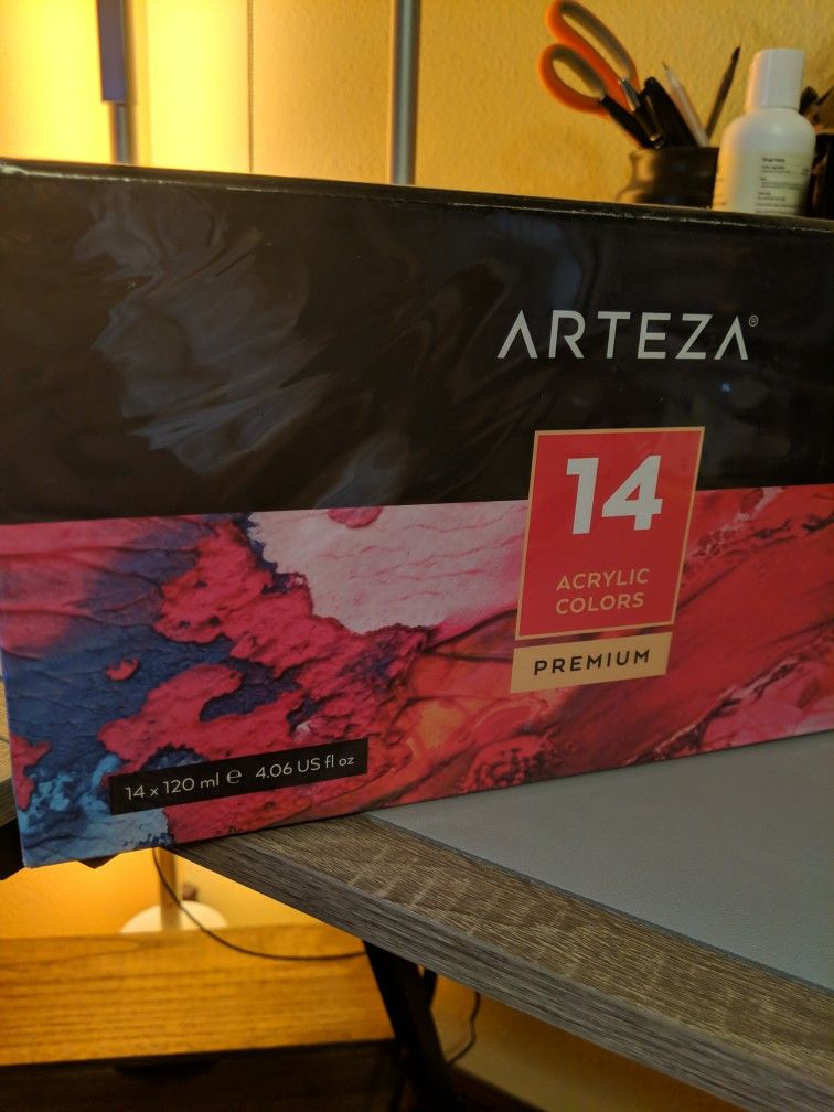 Arteza 14 Color Acrylic Paint Set (A3)