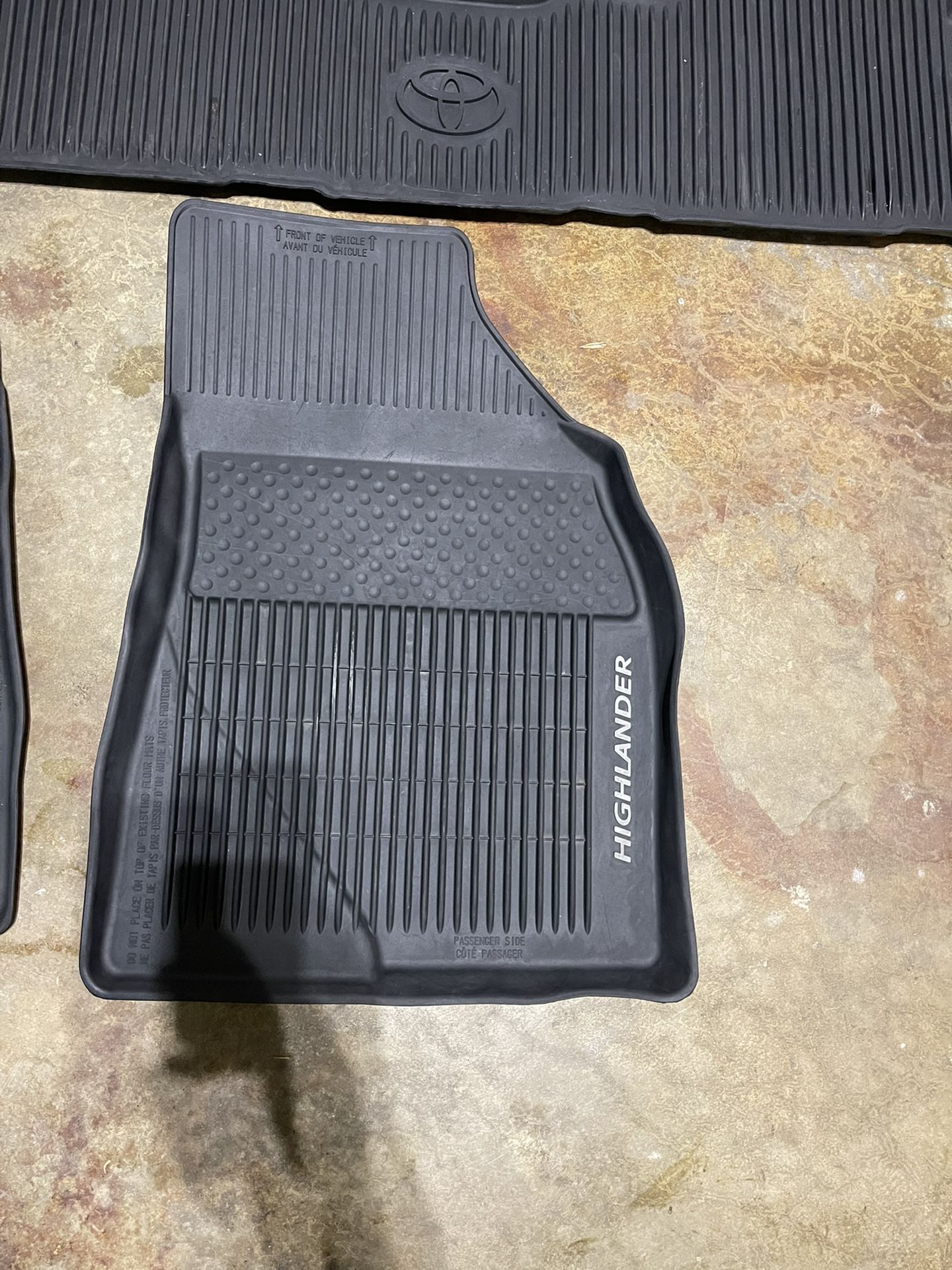 Toyota Highlander Floor Mats 2015-2018
