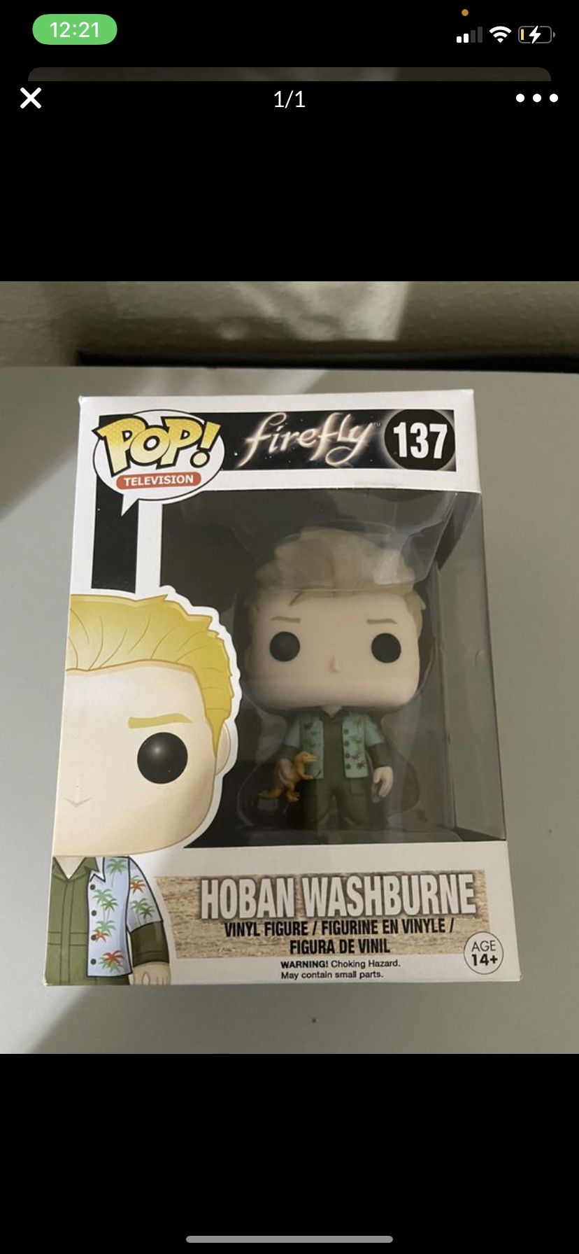 Firefly collectible pop figure Hoban Washburne