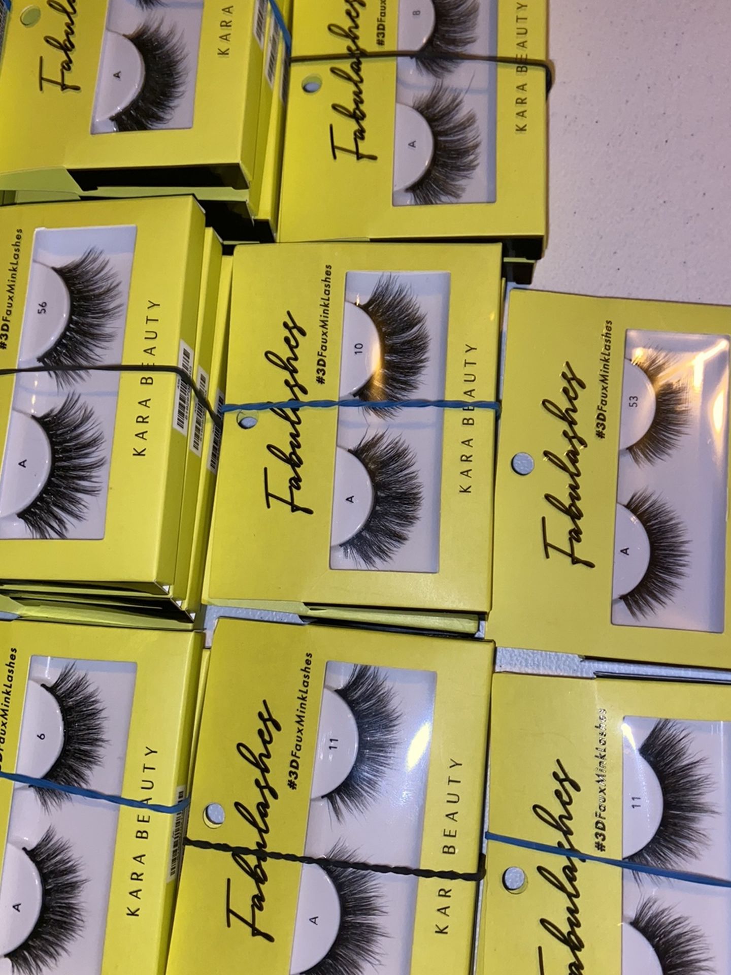 Kara Eyelashes , Beauty Blender, Pencil Eyeliner