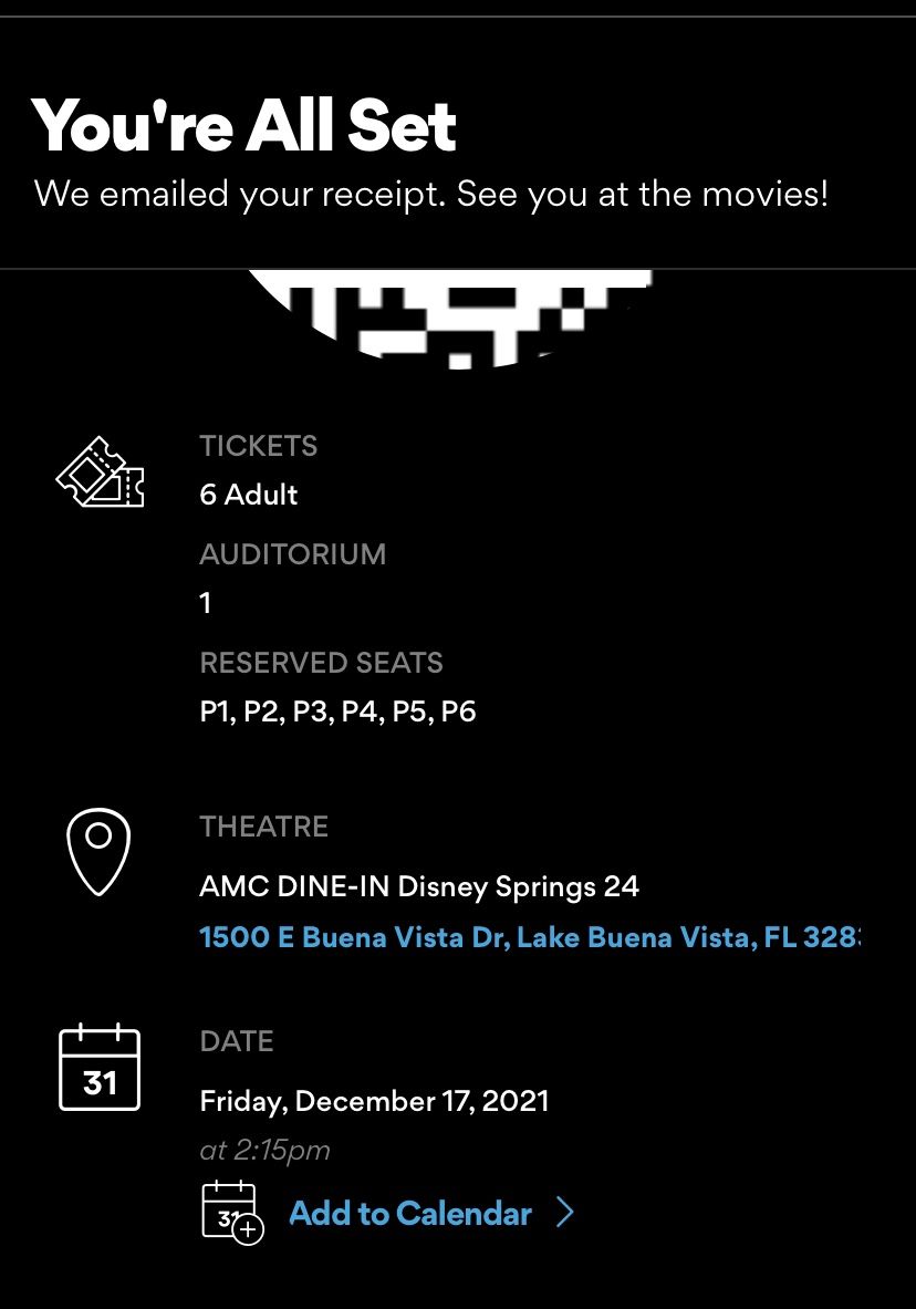 Spider movie Tickets Good Spot 6 Tickets