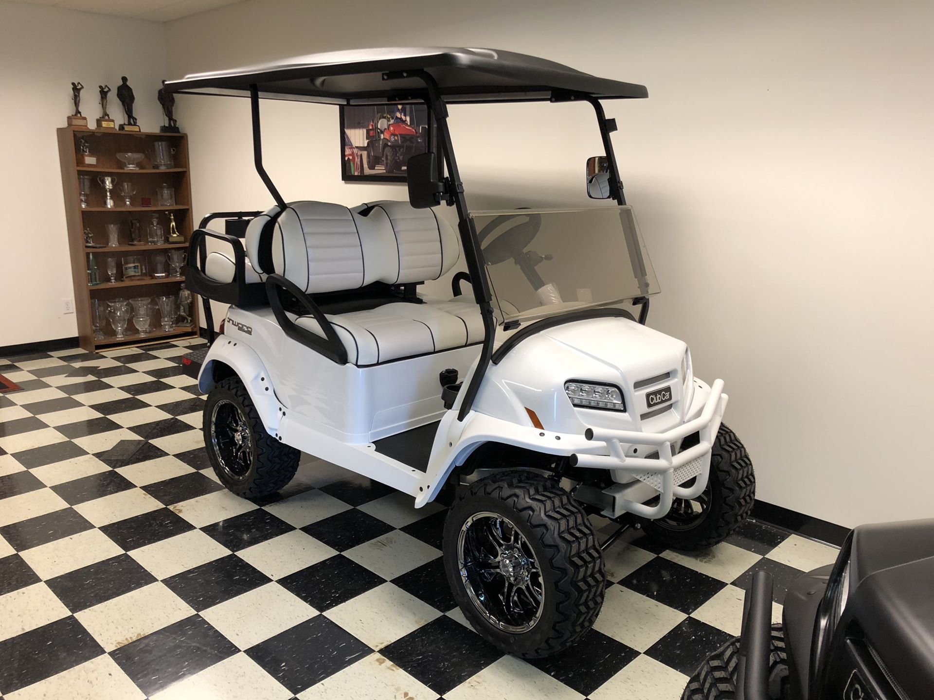 2019 Club Car Onward Limited Edition Snowstorm Electric Golf Cart for