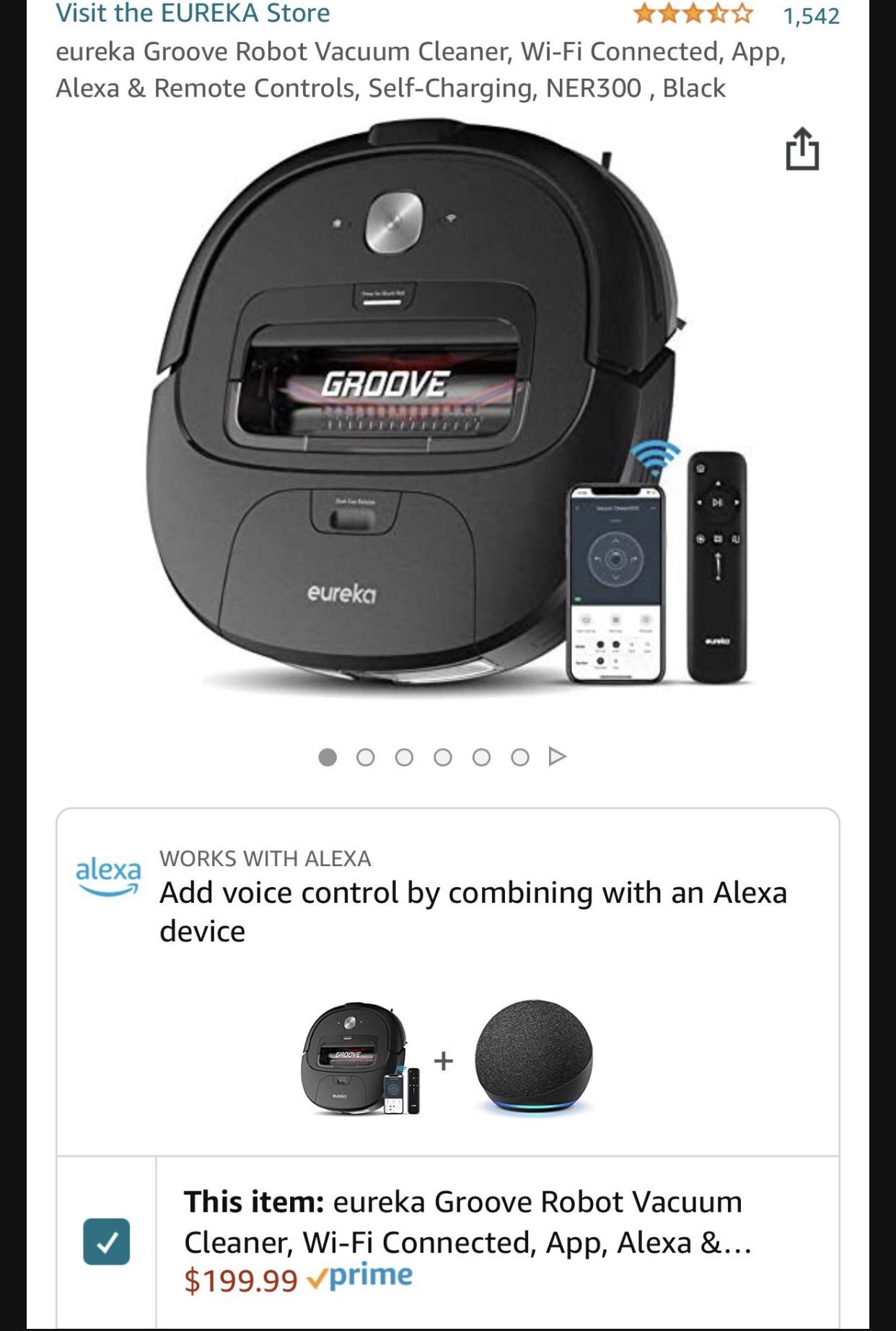 Eureka Groove Robot Vacuum