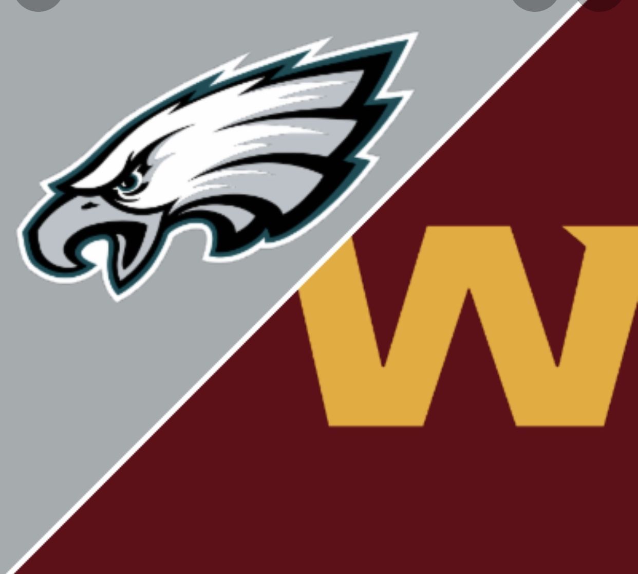 The Washington Football Team Vs The Philadelphia Eagles