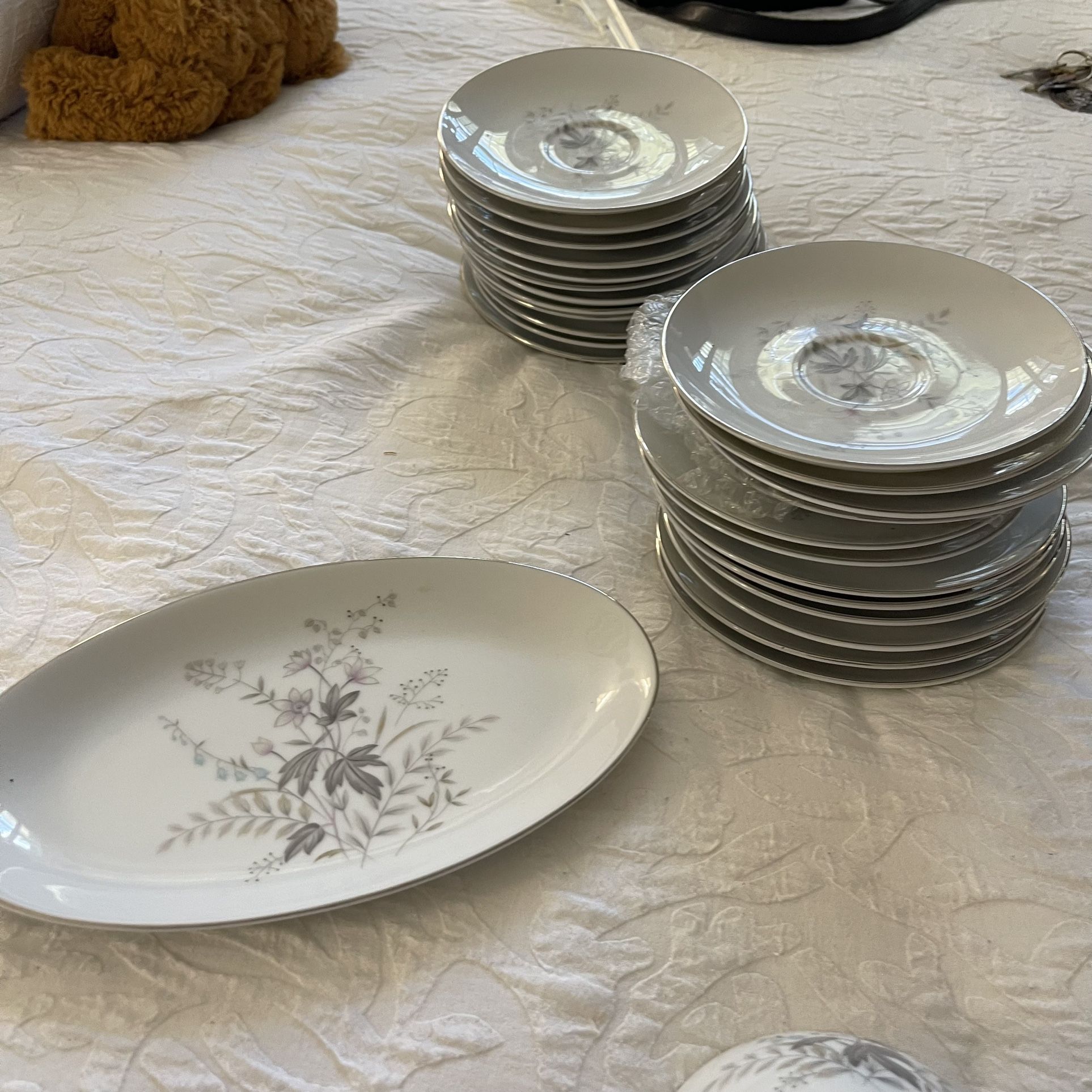 Dishware “Spring Serenade” Pattern Porcelain