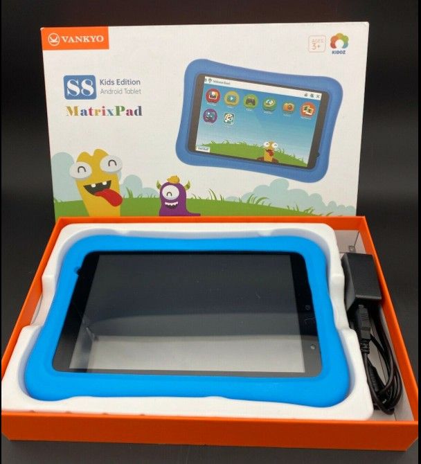 Vankyo MatrixPad S8 Kids Edition 8" Tablet- Blue -OPEN BOX
