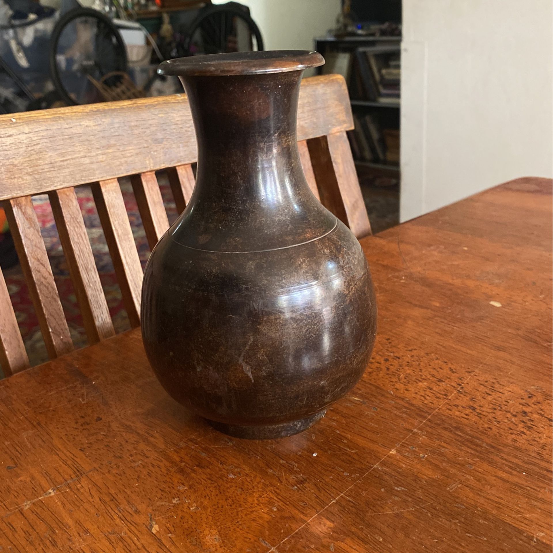 Dark Brown Small Flower Vase 