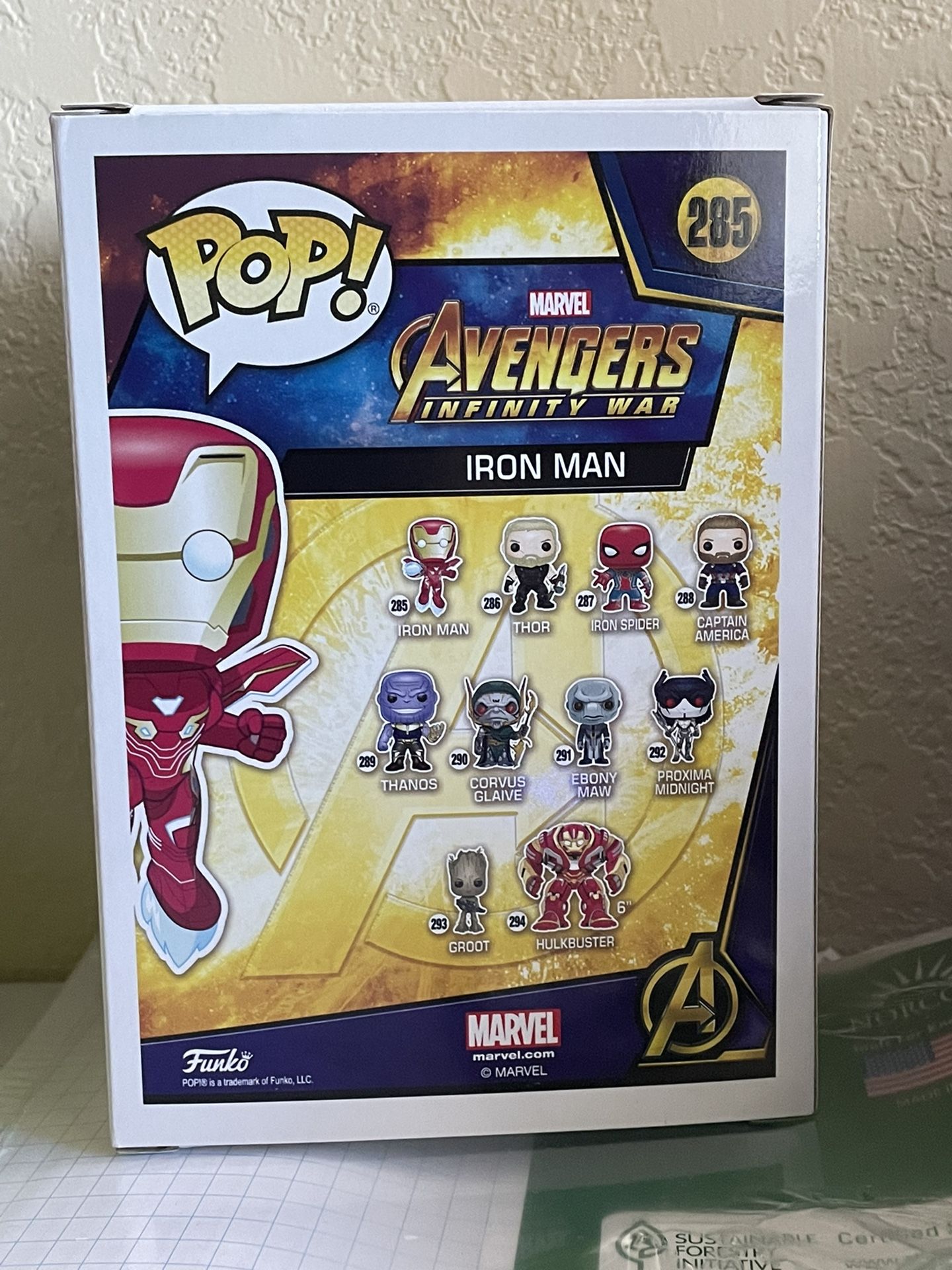Avengers Infinity War Iron Man Funko Pop #285