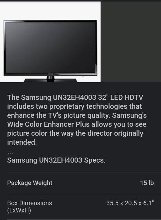 Samsung Tv 32 Inch