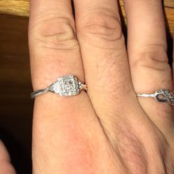 10K Diamond Engagement Ring  Thumbnail