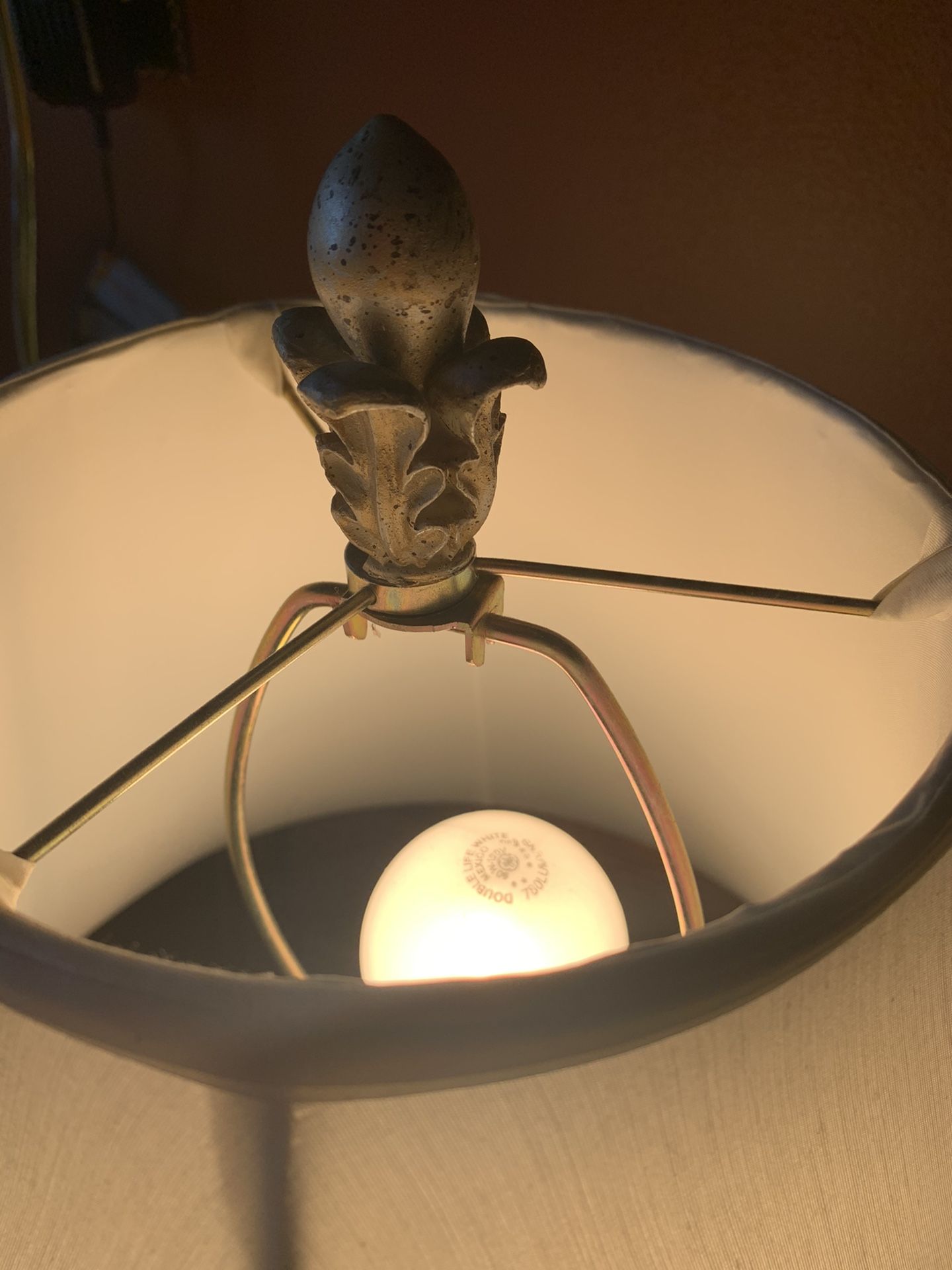 Brass Table Lamp with Shade