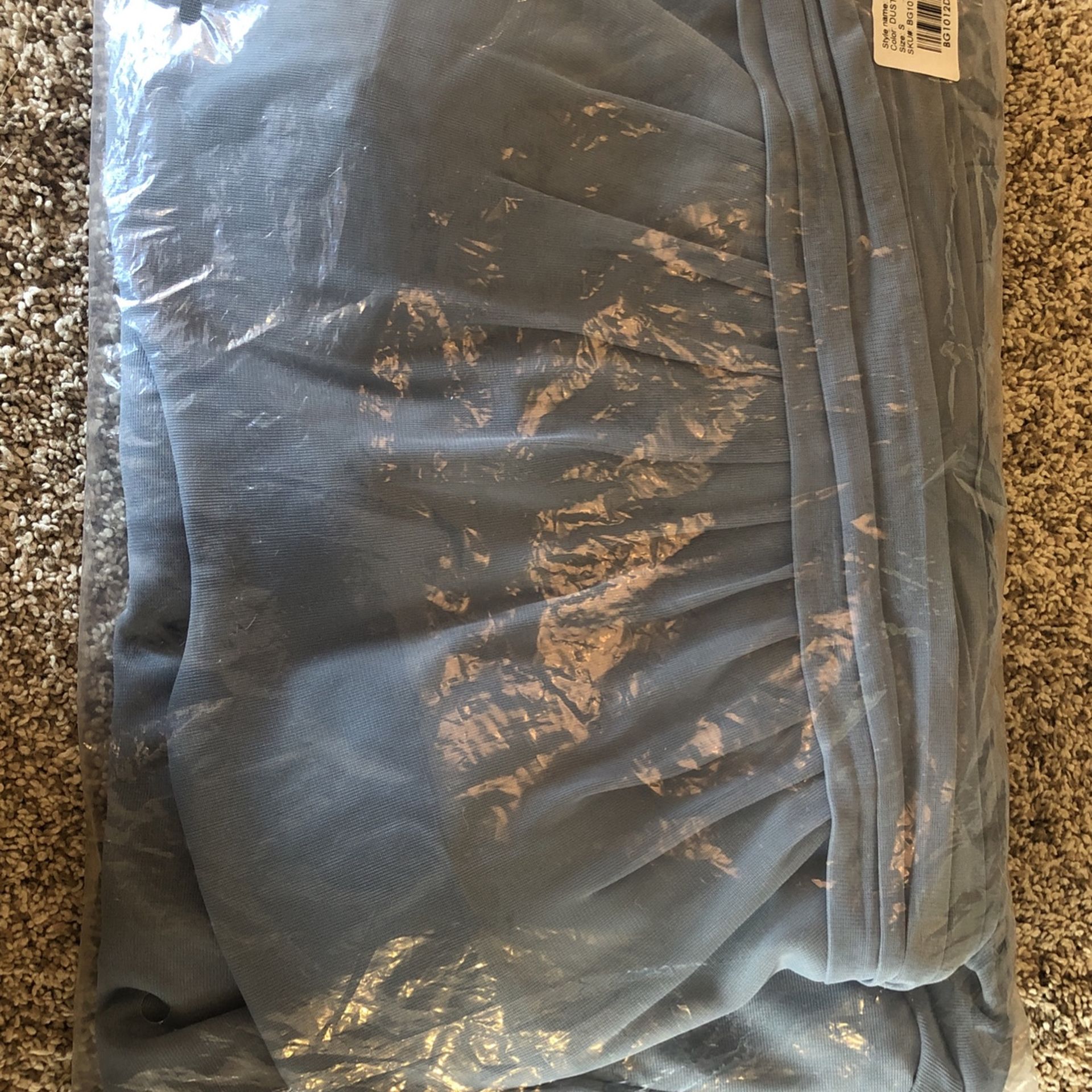 New Birdy Grey Bridesmaid Dress - Dusty Blue - Size Small