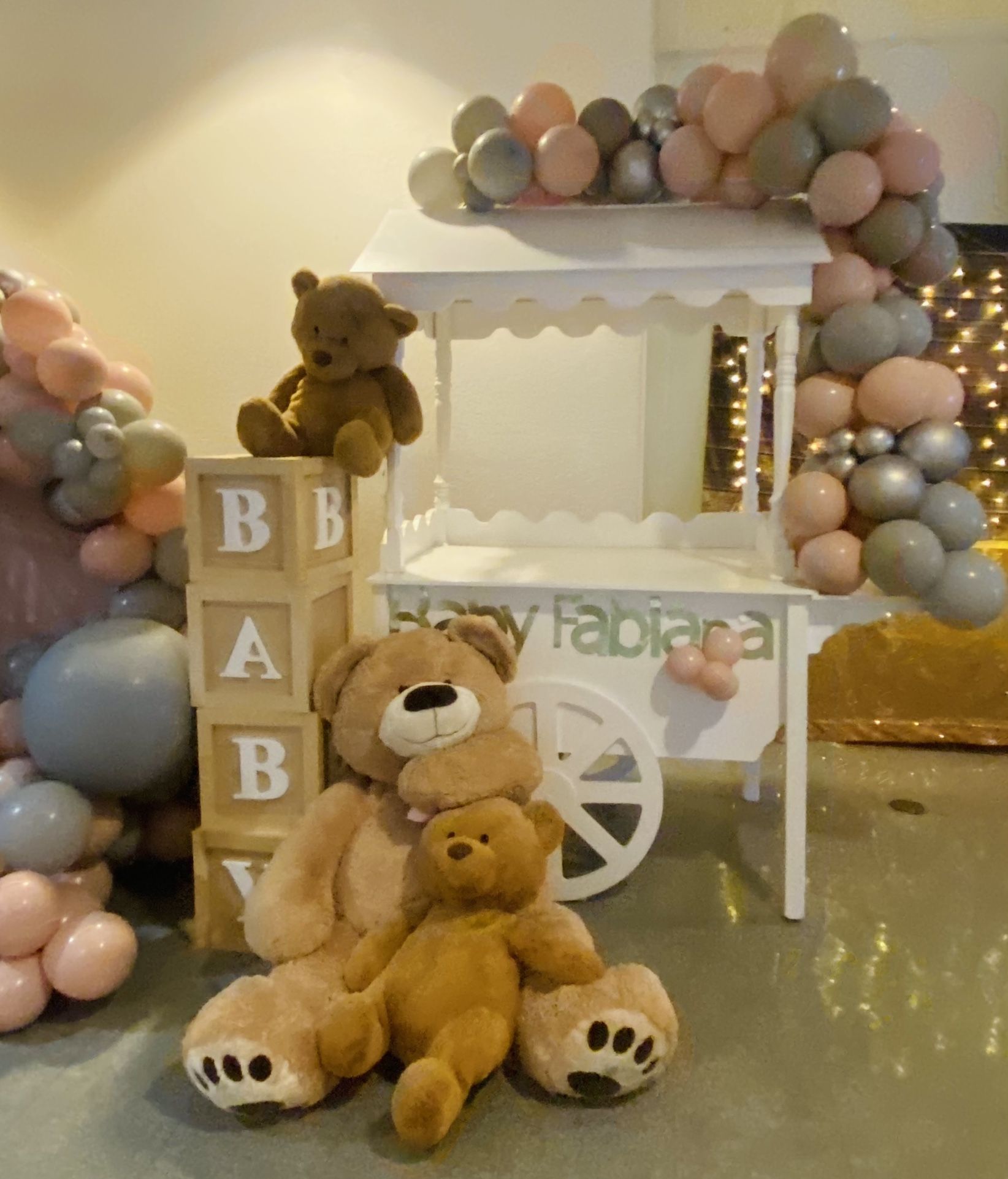 Candy Cart With balloon Decor