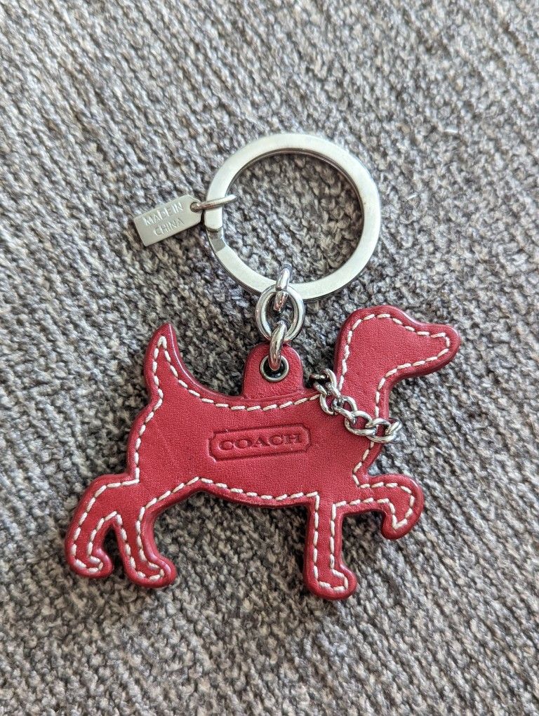 Coach Vintage Purebred Dog Key Fob/Keychain