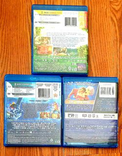 Three Great Blu-Ray Kids Movies Turbo/Tangled/Sorcerer's Apprentice  Thumbnail