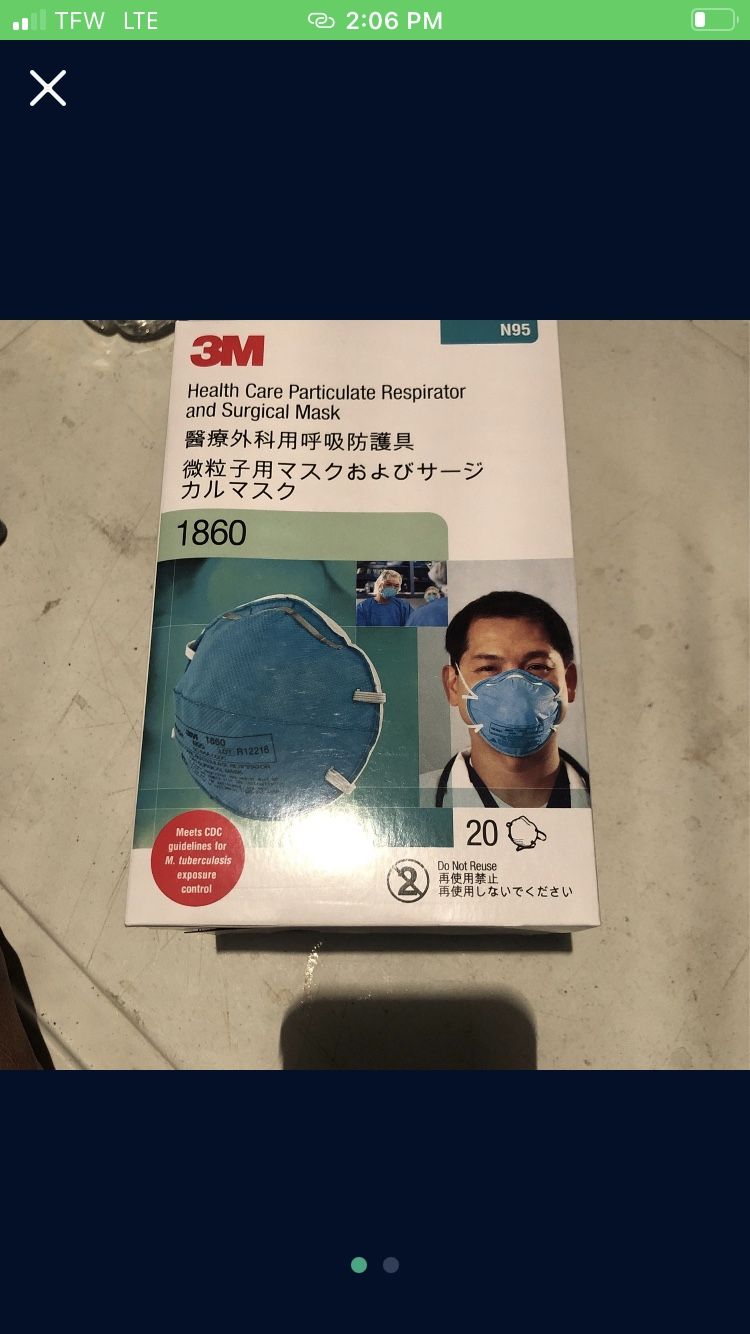 3m N95 Face Mask
