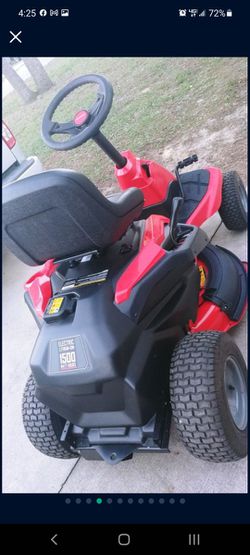 CRAFTSMAN E150 30-in Lithium Ion Electric Riding Lawn Mower Model #CMXGRAM1130049 Thumbnail