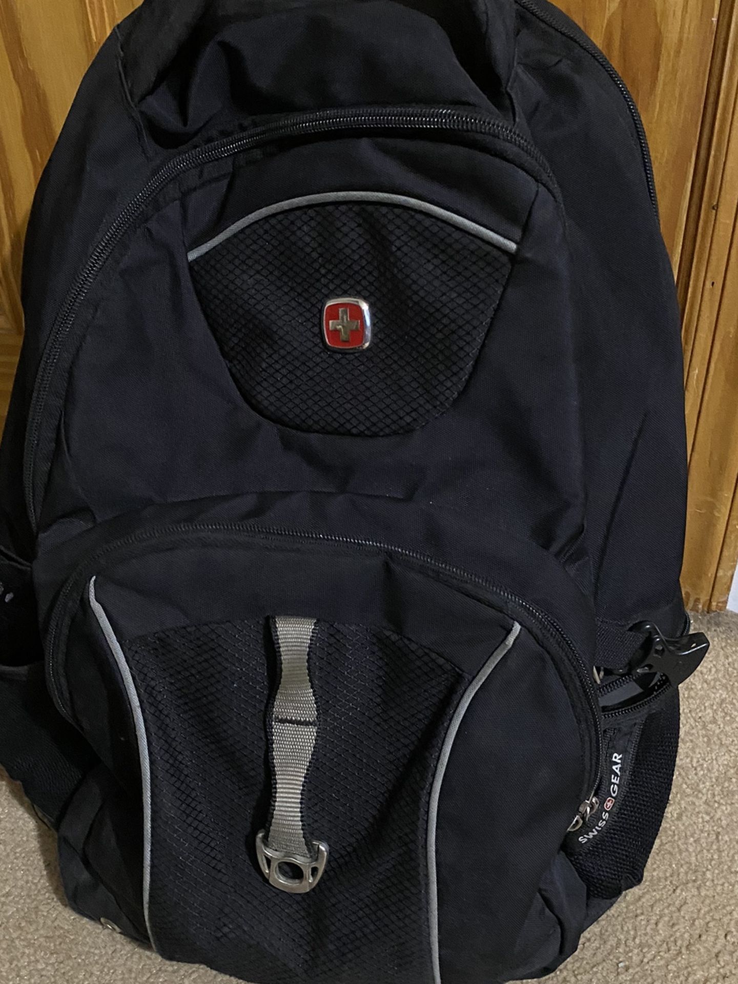 Black Swiss Army Backpack