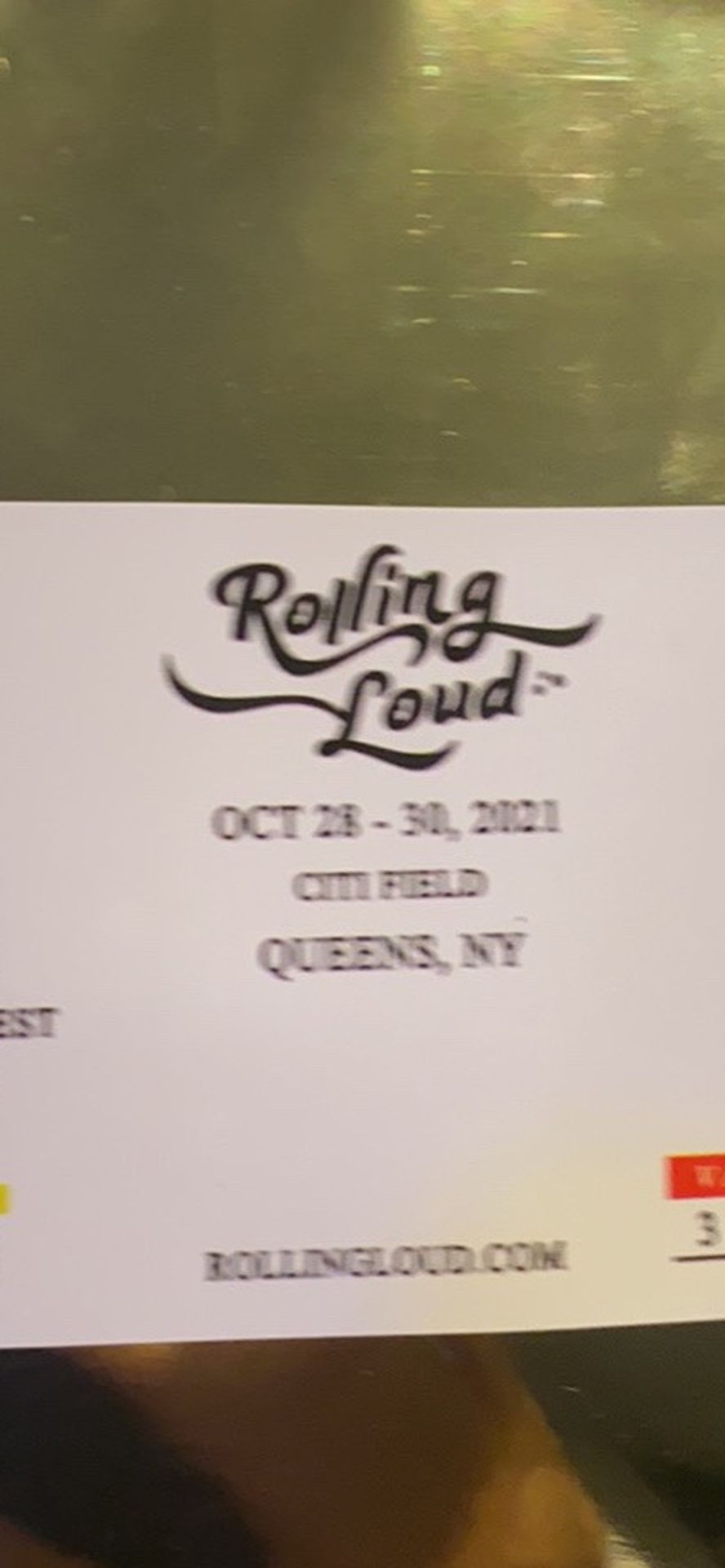 Rolling Loud NYC 3 Day Pass
